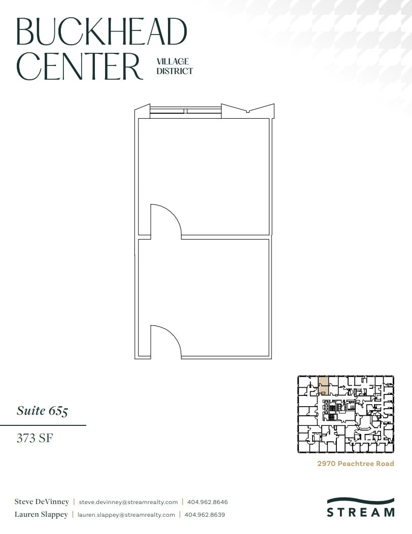 2970 Peachtree Rd NW, Atlanta, GA à louer Plan d’étage– Image 1 sur 1