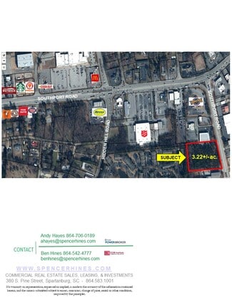 Plus de détails pour Southport Rd, Spartanburg, SC - Terrain à vendre