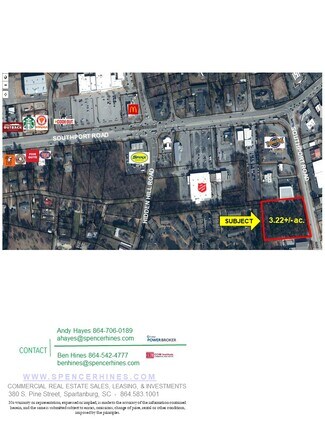 Plus de détails pour Southport Rd, Spartanburg, SC - Terrain à vendre