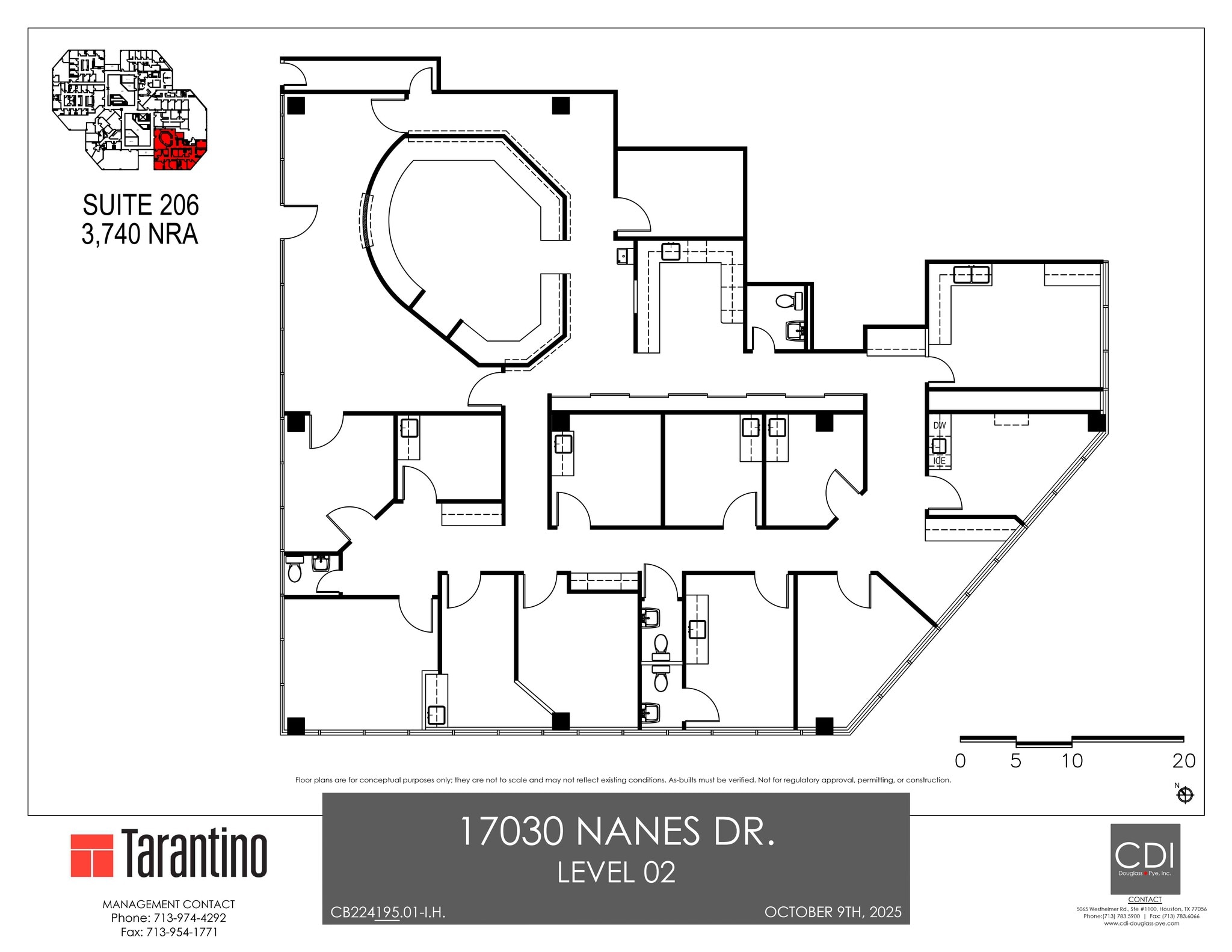 17030 Nanes Dr, Houston, TX à louer Plan de site– Image 1 sur 1