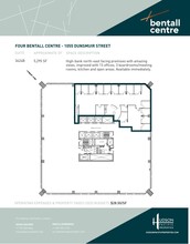 1055 Dunsmuir St, Vancouver, BC à louer Plan d’étage– Image 2 sur 2