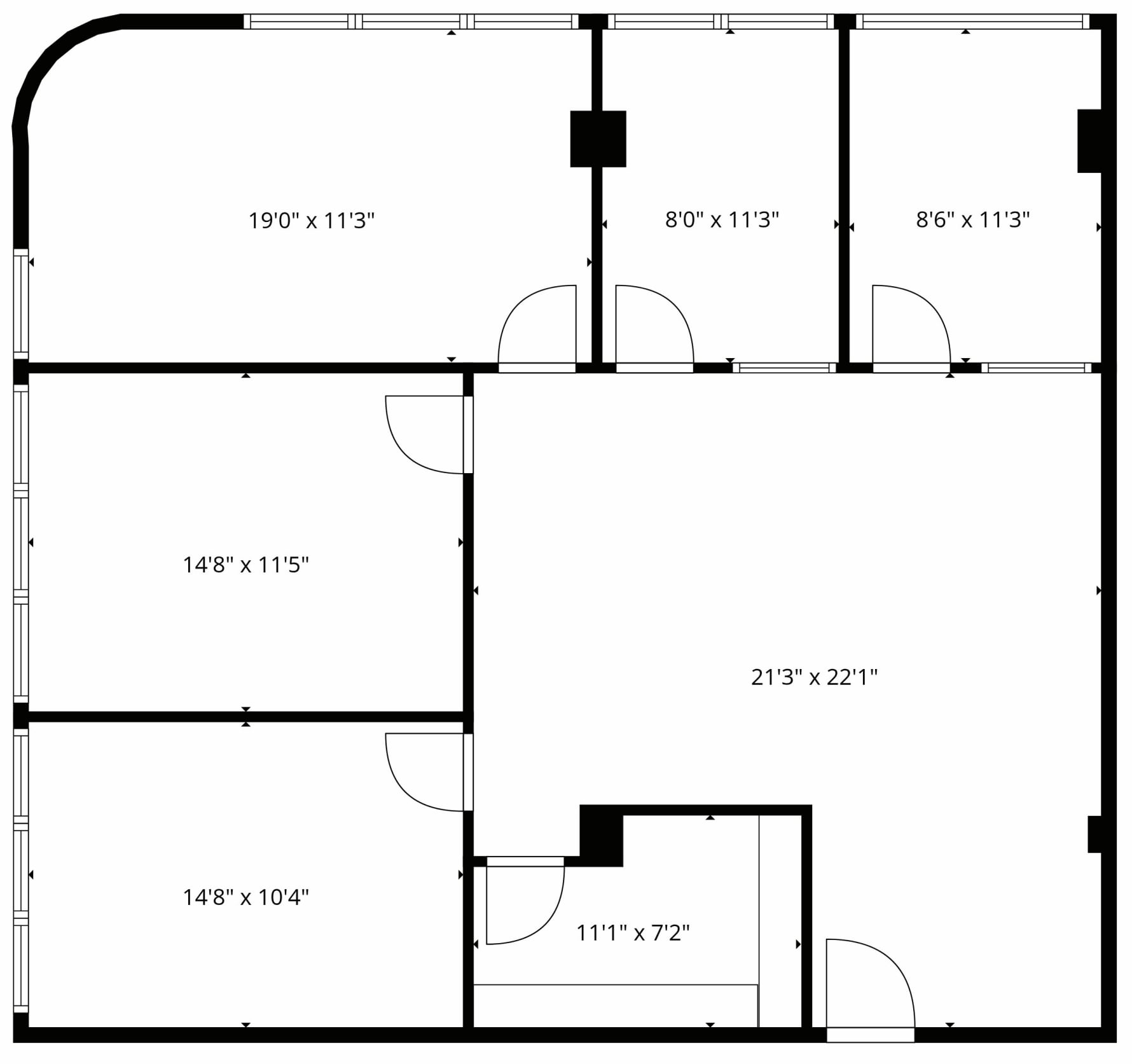 1701 Novato Blvd, Novato, CA à louer Plan d’étage– Image 1 sur 1
