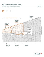 755 Mount Vernon Hwy NE, Atlanta, GA à louer Plan d’étage– Image 1 sur 8