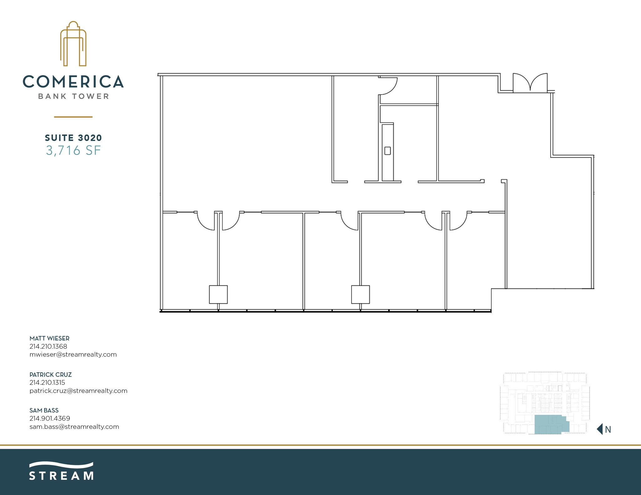 1717 Main St, Dallas, TX à louer Plan d’étage– Image 1 sur 1