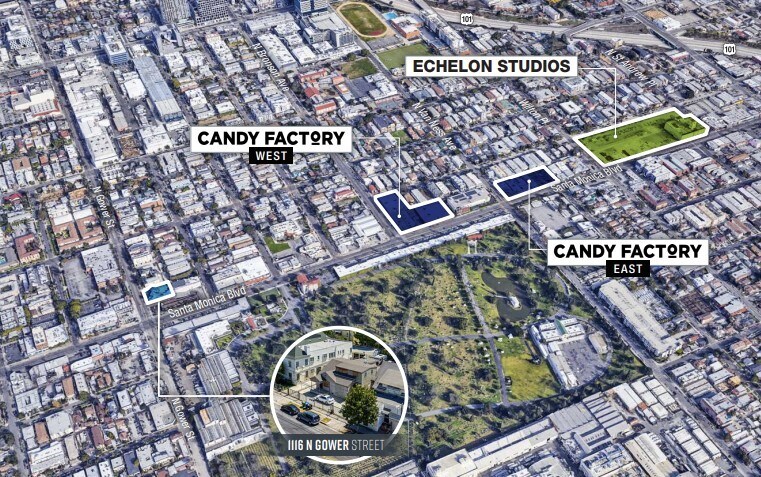 1116 N Gower St, Los Angeles, CA à vendre - Aérien – Image 2 sur 4
