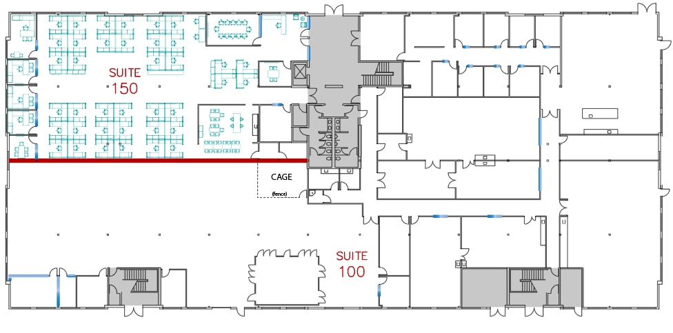 4790 Eastgate Mall, San Diego, CA à louer Plan d’étage– Image 1 sur 1