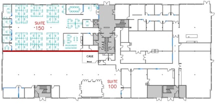 4790 Eastgate Mall, San Diego, CA à louer Plan d’étage– Image 1 sur 1
