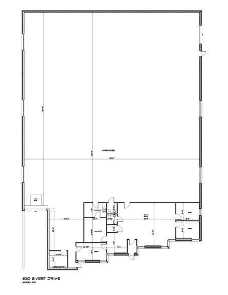 830 Sivert Dr, Wood Dale, IL à louer - Plan d’étage – Image 2 sur 2