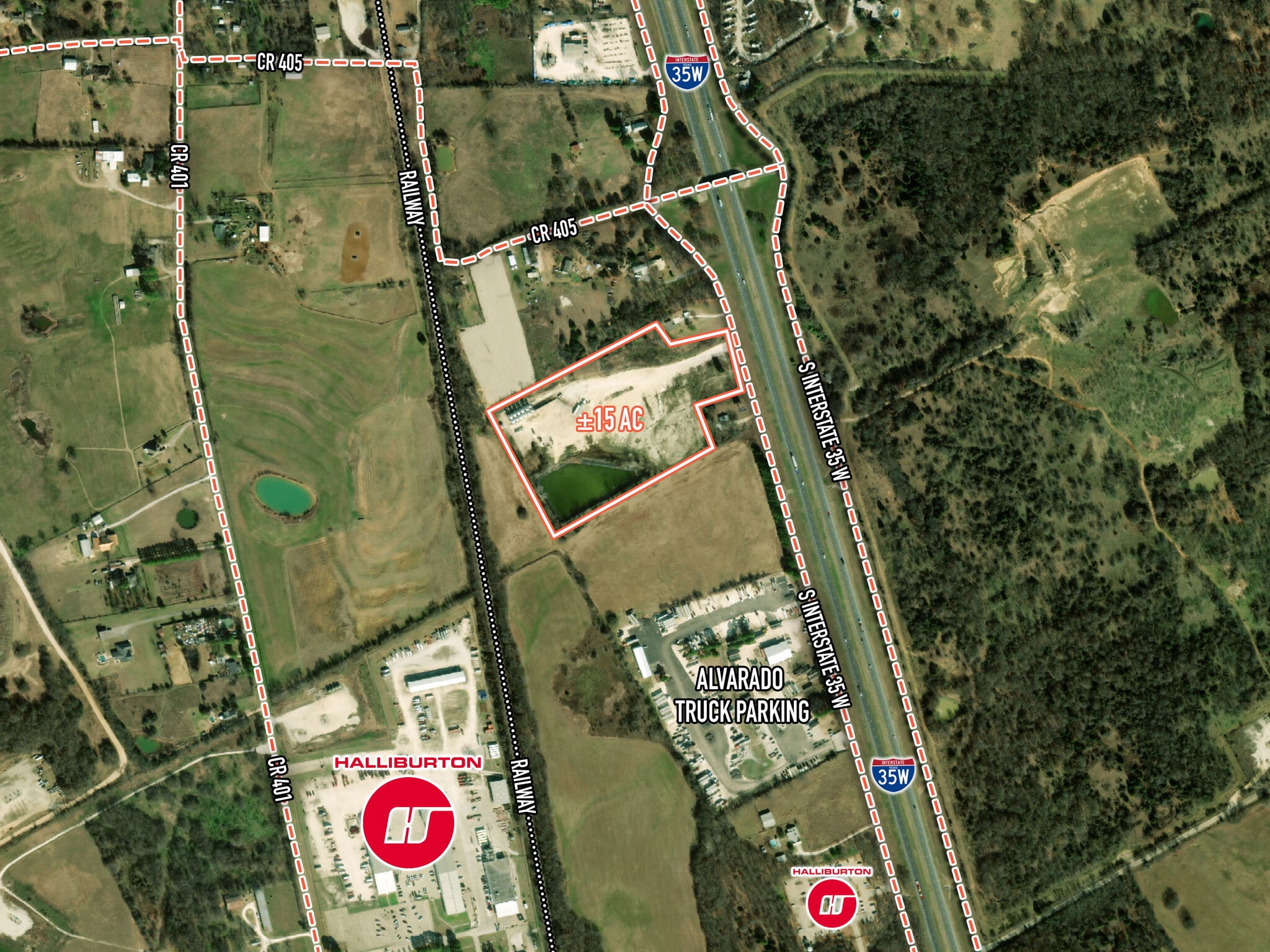 7912 S Interstate 35W, Alvarado, TX à vendre Aérien– Image 1 sur 4