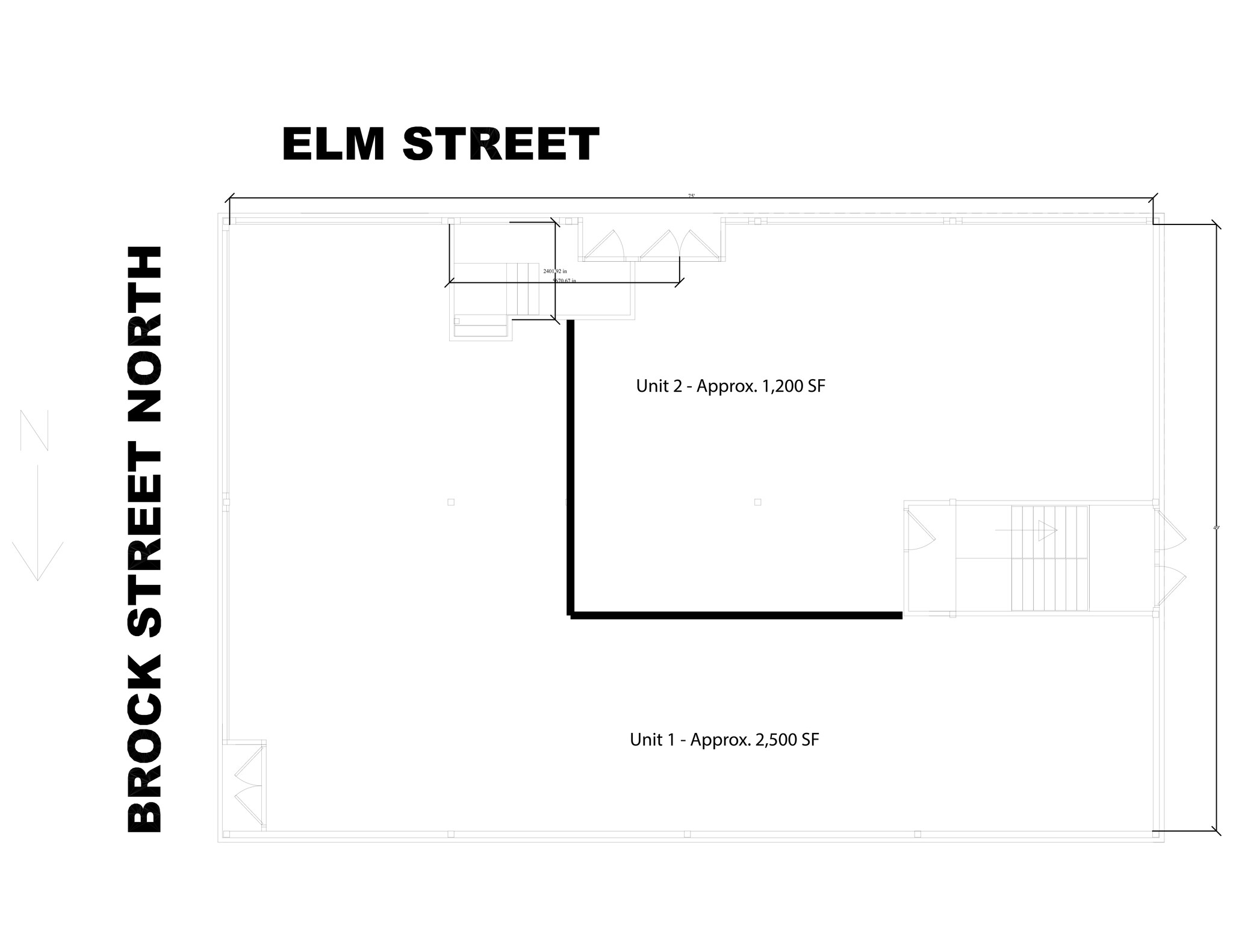 124 Brock St N, Whitby, ON à louer Plan de site– Image 1 sur 1