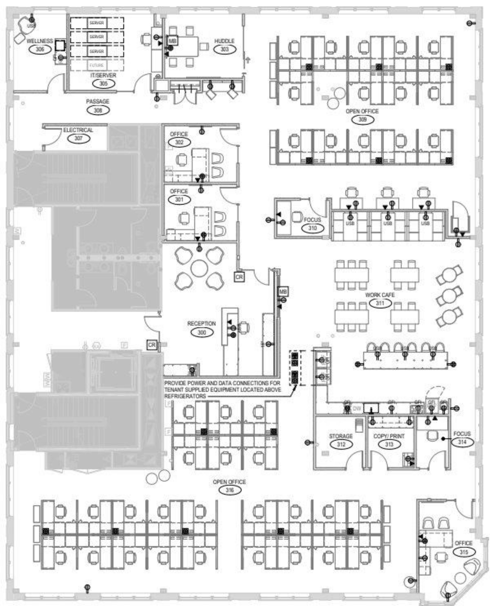 705 Genesee St, Delafield, WI à louer Plan d’étage– Image 1 sur 7