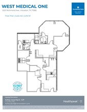 12121 Richmond Ave, Houston, TX à louer Plan d’étage– Image 2 sur 2