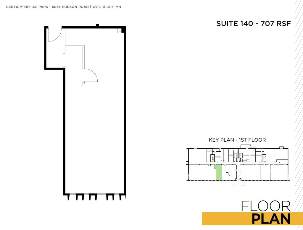 6043 Hudson Rd, Woodbury, MN à louer Plan d’étage– Image 1 sur 1