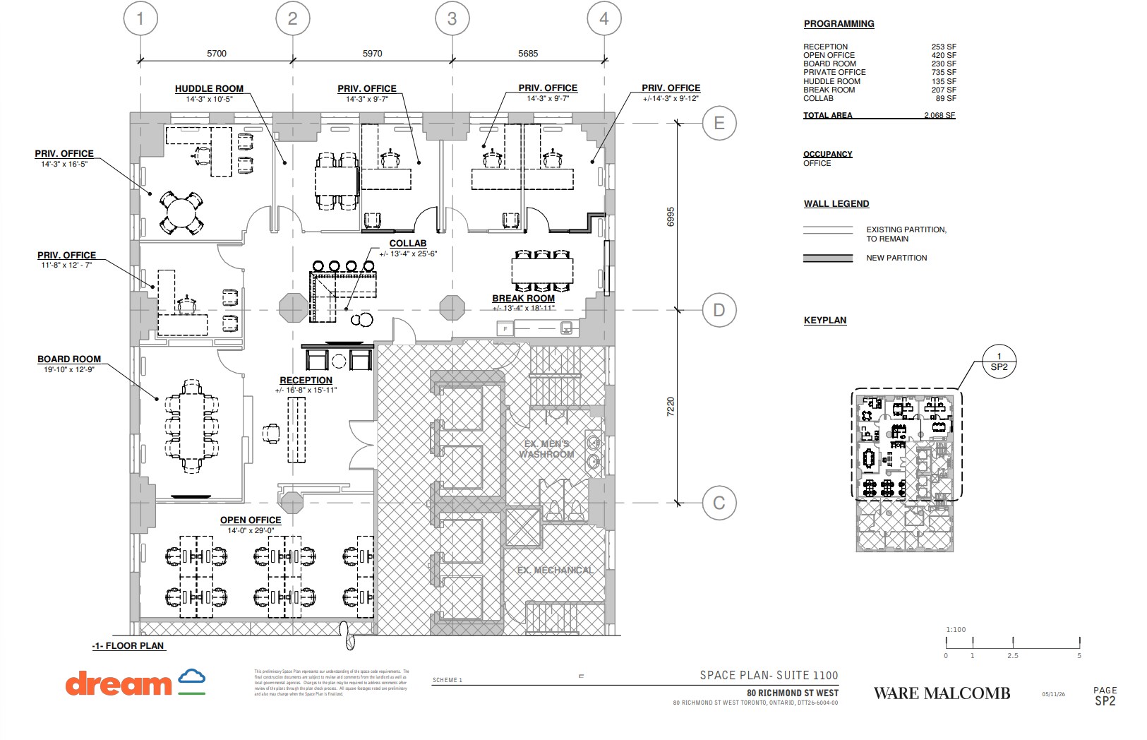 80 Richmond St W, Toronto, ON à louer Plan d’étage– Image 1 sur 1