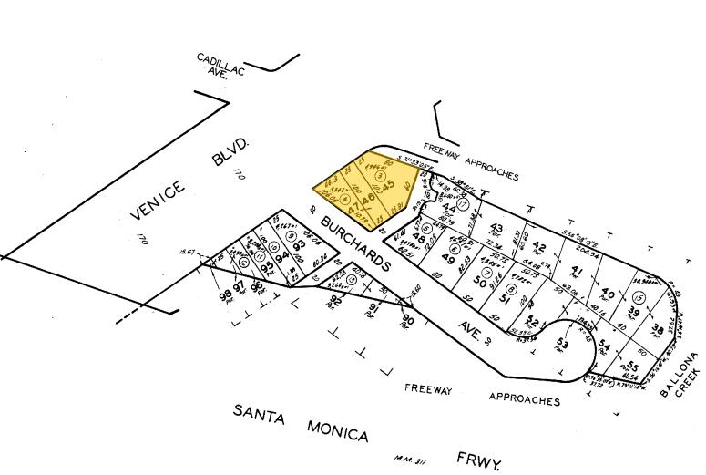 6000 Venice Blvd, Los Angeles, CA à vendre - Plan cadastral – Image 2 sur 2