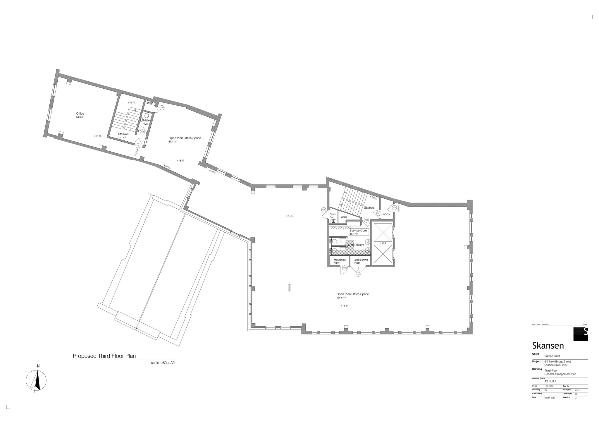 6 New Bridge St, Londres à louer Plan de site– Image 1 sur 13