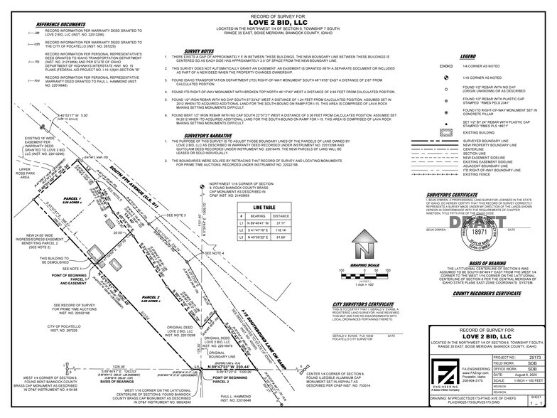 3223 Avenue of the Chiefs, Pocatello, ID à vendre - Plan cadastral – Image 2 sur 34