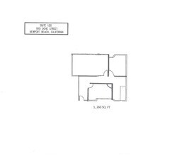 1601 Dove St, Newport Beach, CA à louer Plan d’étage– Image 1 sur 1