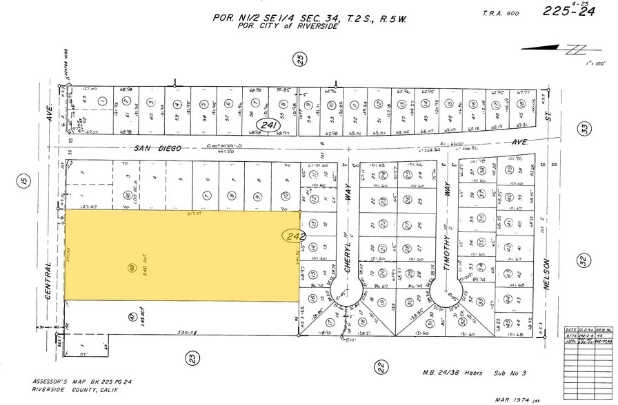 3600 Central Ave, Riverside, CA à louer - Plan cadastral – Image 2 sur 5