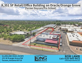 Plus de détails pour 151 W Orange Grove Rd, Tucson, AZ - Local commercial à vendre