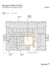 820 Bestgate Rd, Annapolis, MD à louer Plan d’étage– Image 1 sur 1