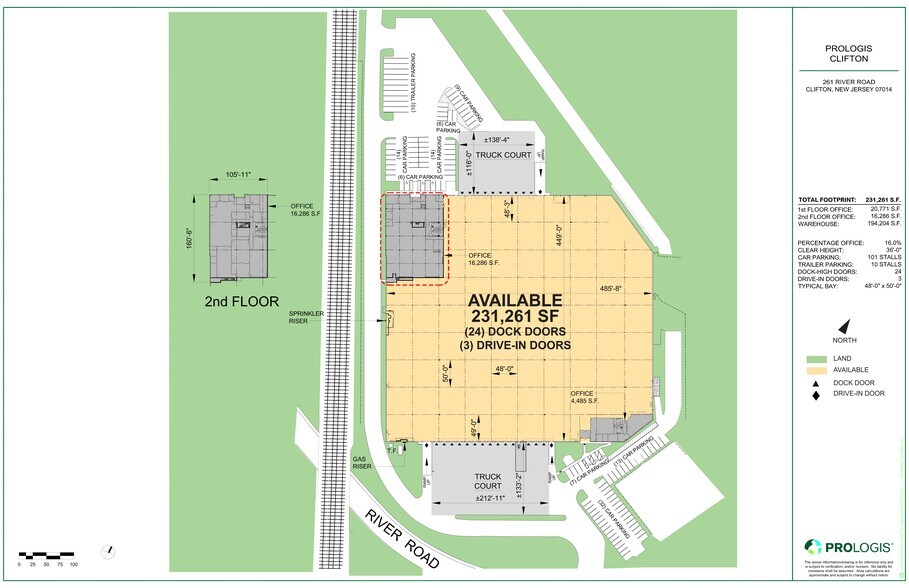 261 River Rd, Clifton, NJ à louer - Plan de site – Image 1 sur 23