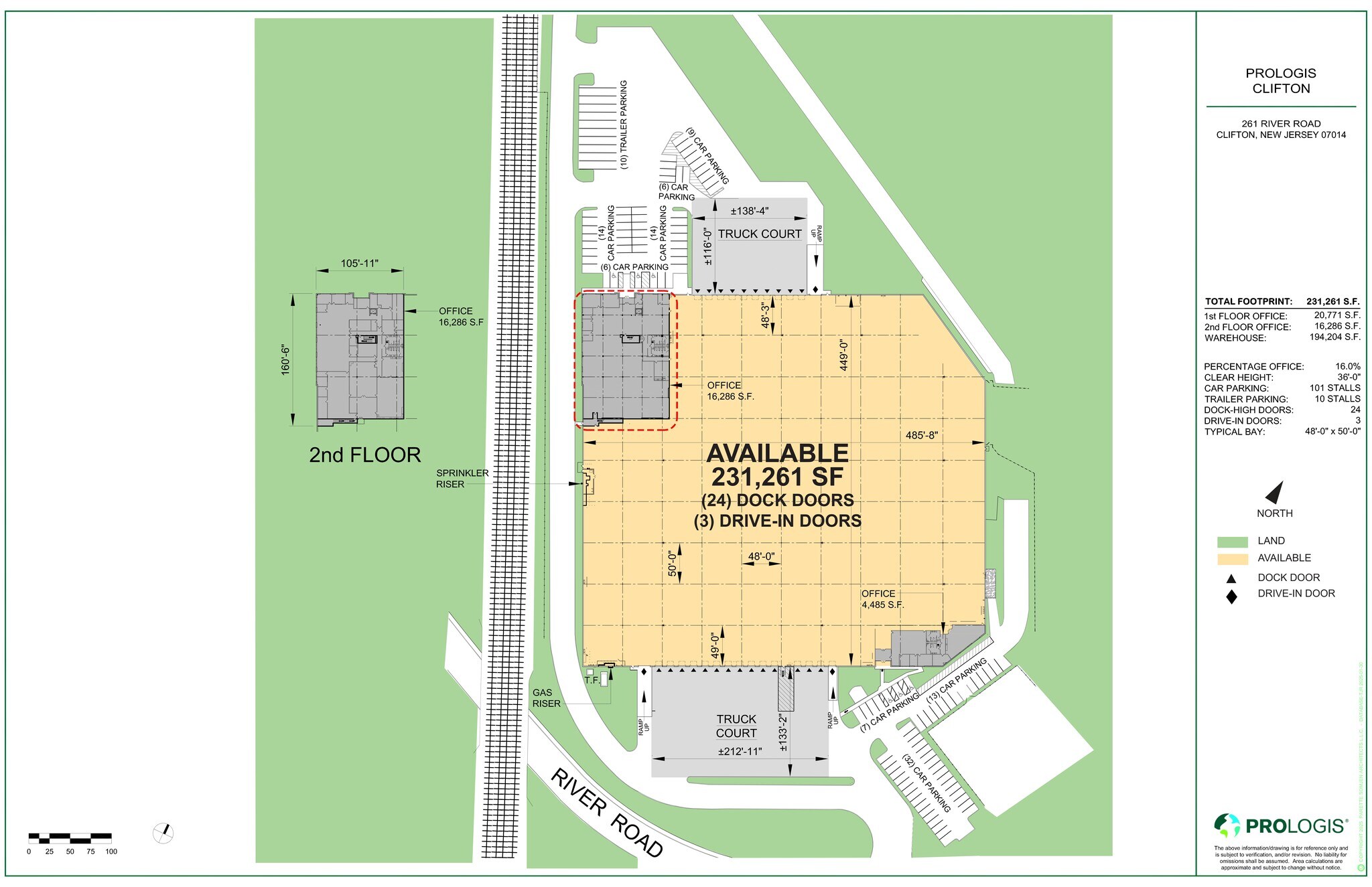 261 River Rd, Clifton, NJ à louer Plan de site– Image 1 sur 25