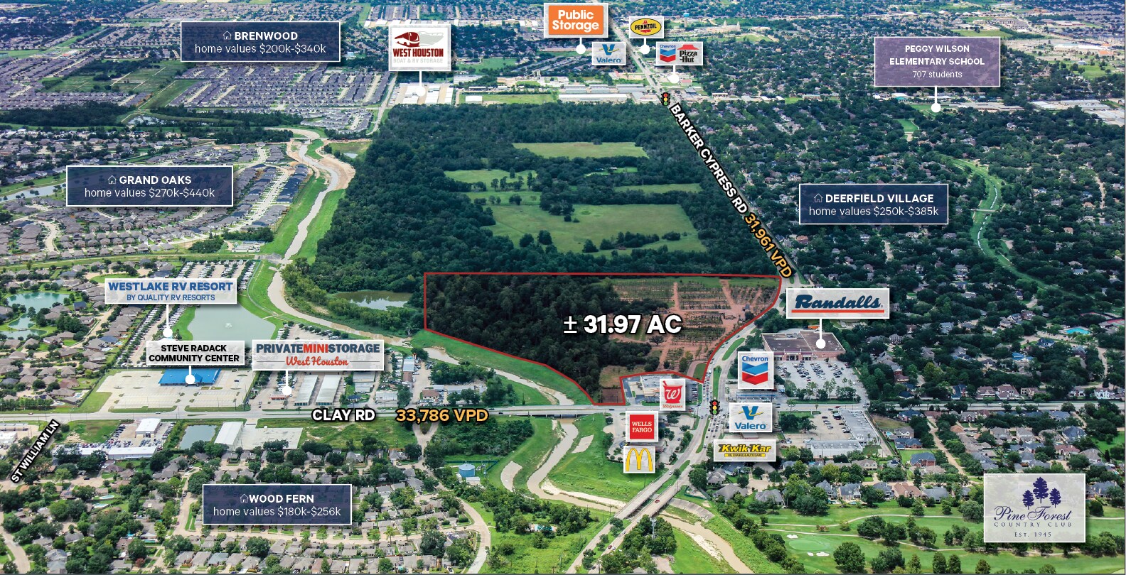 4300 Barker Cypress Rd, Houston, TX à vendre Aérien– Image 1 sur 5
