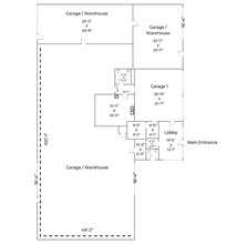 129 W McCart St, Krum, TX à louer Plan d’étage– Image 2 sur 2
