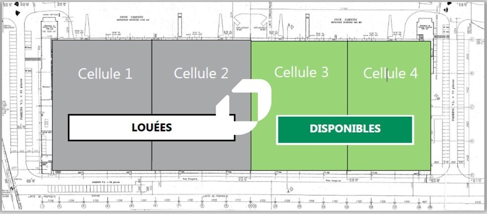 Industriel/Logistique dans SAINT-OUEN-L'AUMONE à louer - Plan de site – Image 2 sur 2