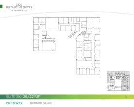 3800 Buffalo Speedway, Houston, TX à louer Plan d’étage– Image 2 sur 2
