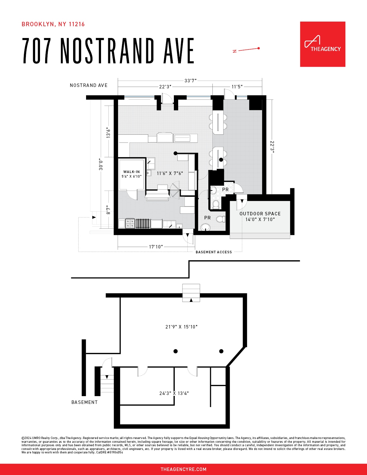 707 Nostrand Ave, Brooklyn, NY à louer Plan d’étage– Image 1 sur 5
