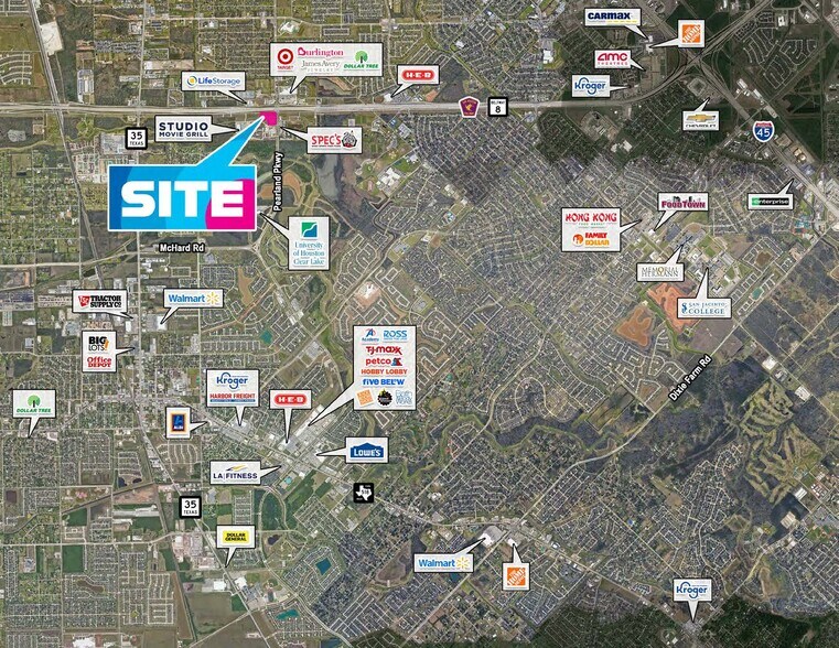 8498 S Sam Houston Pky E, Houston, TX à vendre - Carte Goad – Image 2 sur 10