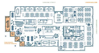 1255 Battery St, San Francisco, CA à louer Plan d’étage– Image 1 sur 2