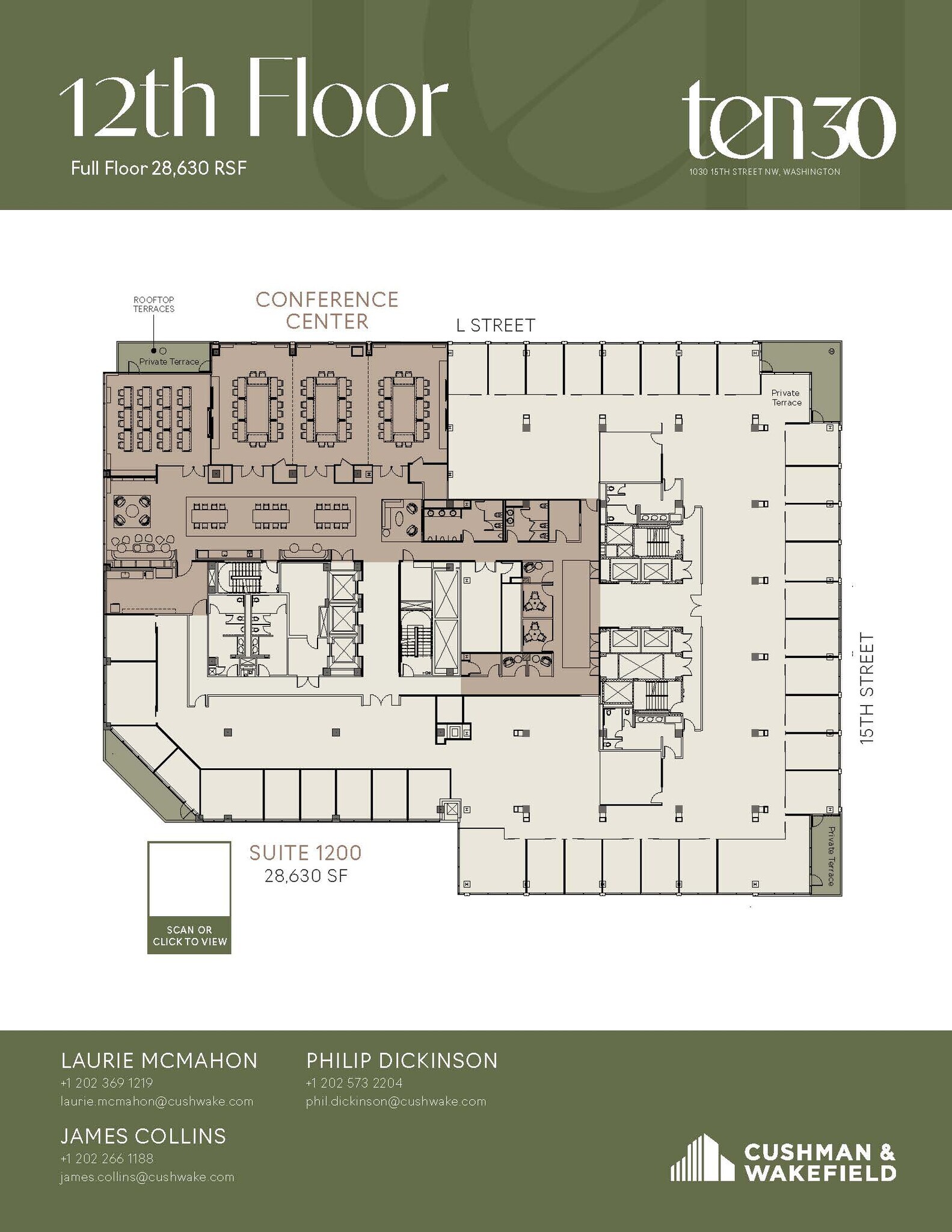 1030 15th St NW, Washington, DC à louer Plan d’étage– Image 1 sur 1