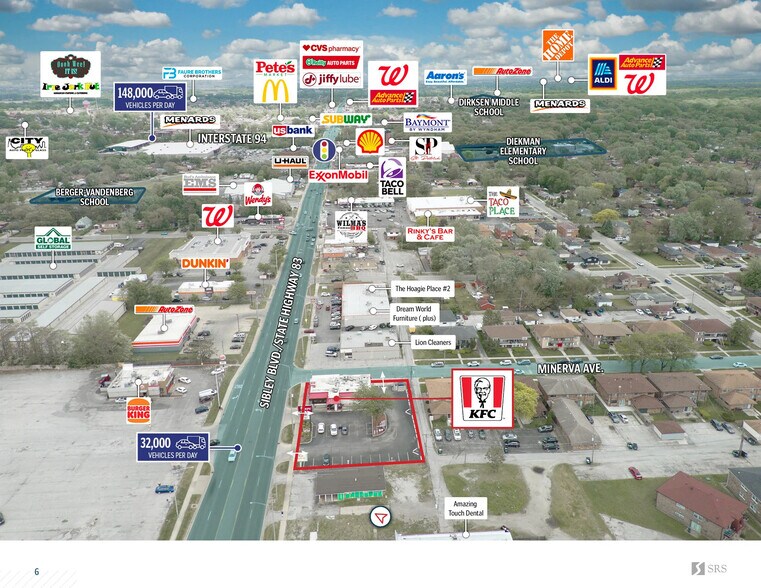 1043 E Sibley Blvd, Dolton, IL à vendre - Photo de l’immeuble – Image 3 sur 6