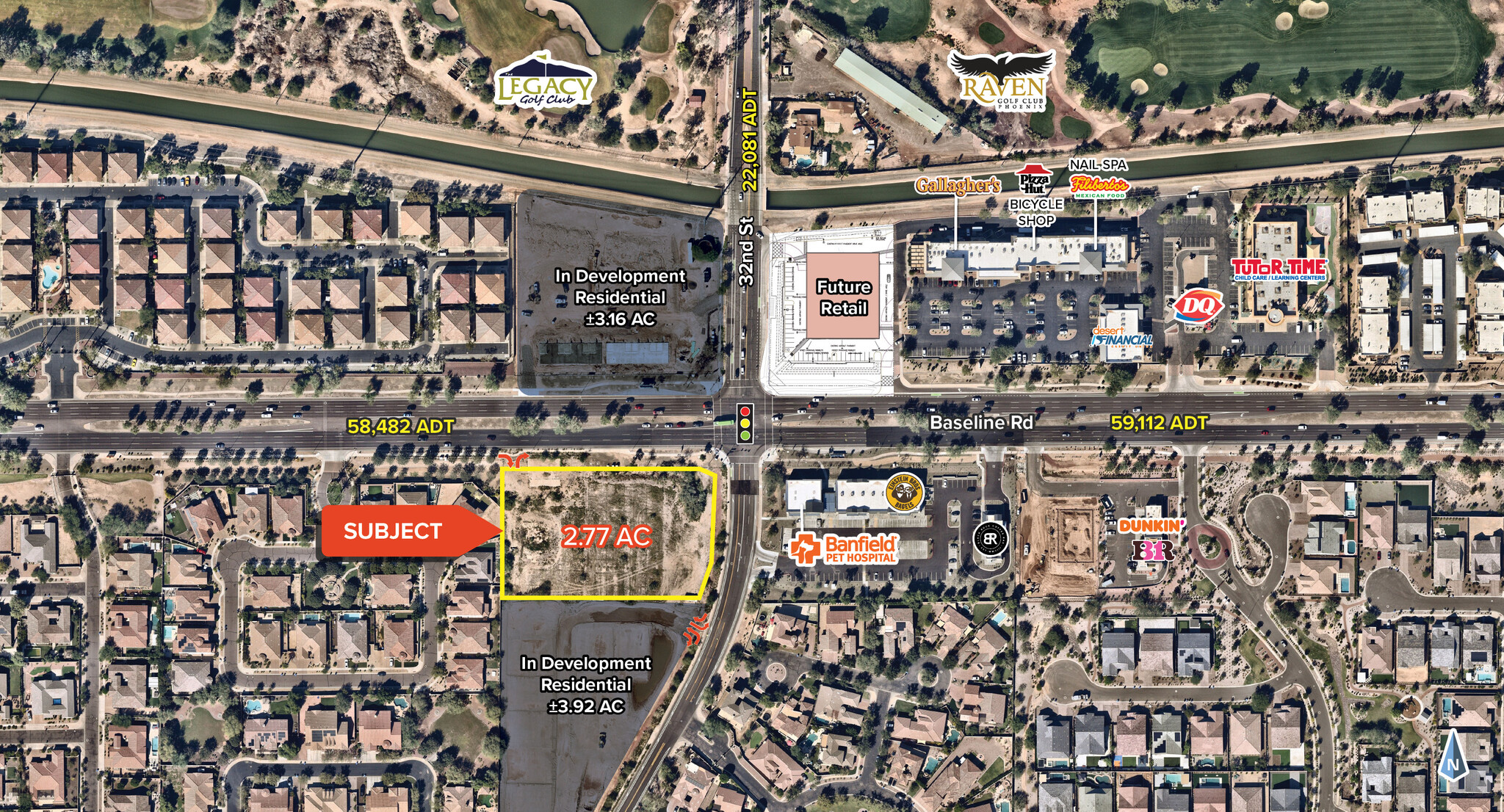 3175 E Baseline Rd, Phoenix, AZ à vendre Photo principale– Image 1 sur 3