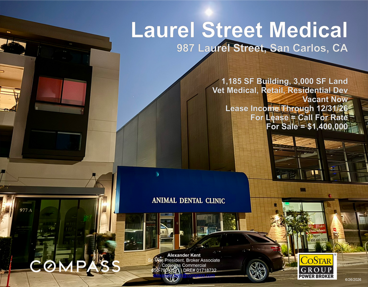 987 Laurel St, San Carlos, CA à louer - Photo de l’immeuble – Image 1 sur 6