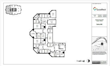 222 3rd Ave SW, Calgary, AB à louer Plan d’étage– Image 1 sur 1