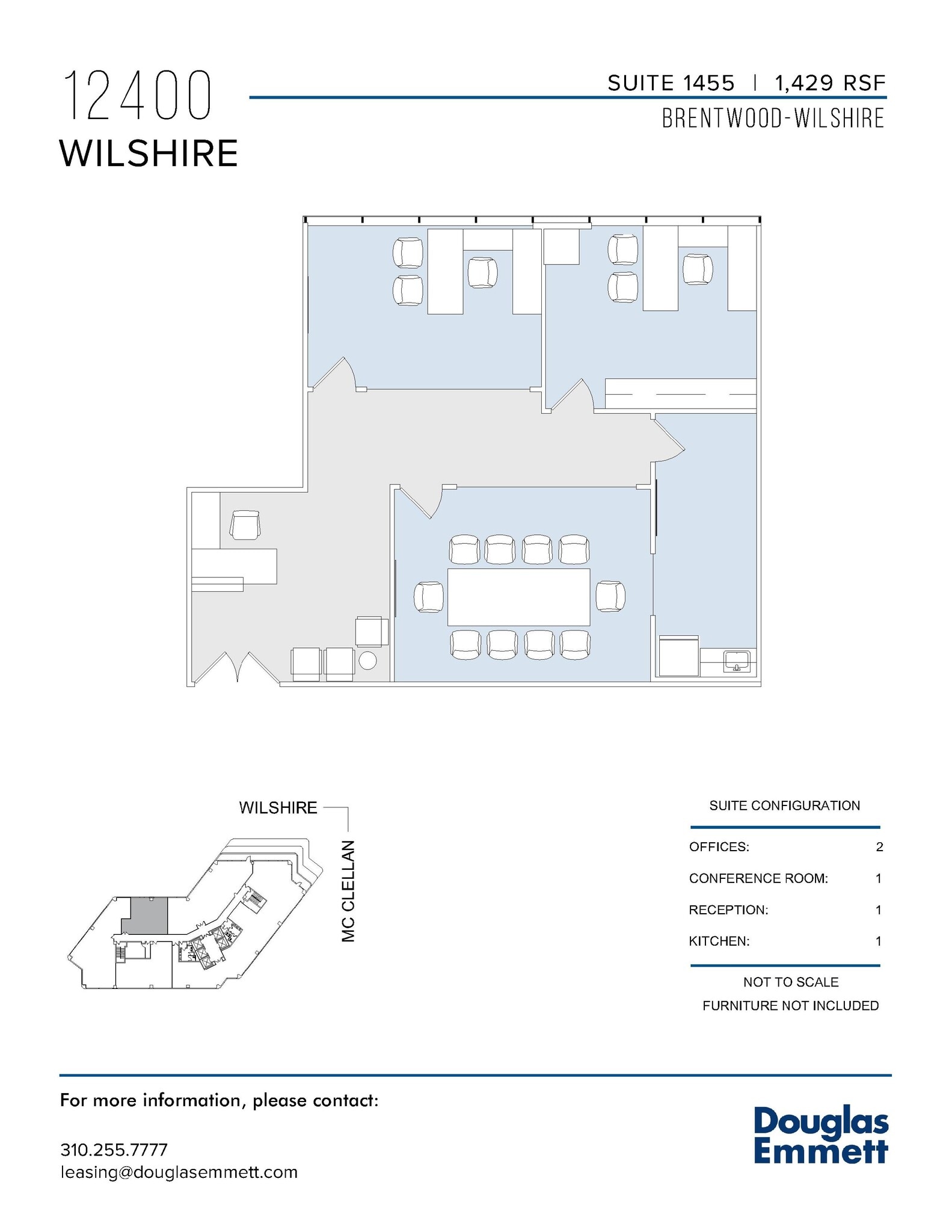 12400 Wilshire Blvd, Los Angeles, CA à louer Plan d’étage– Image 1 sur 1