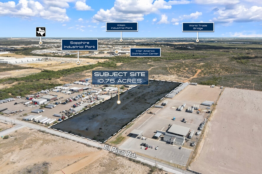 El Pico Road, Laredo, TX à vendre - Aérien – Image 2 sur 5