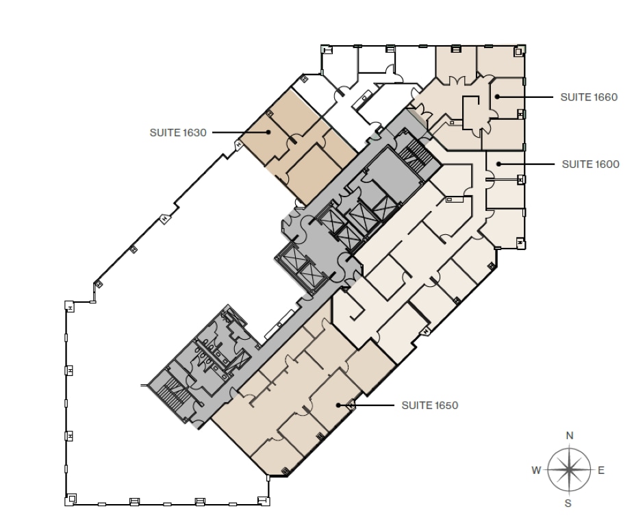 501 W Broadway, San Diego, CA à louer Plan d’étage– Image 1 sur 1