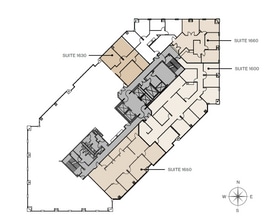 501 W Broadway, San Diego, CA à louer Plan d’étage– Image 1 sur 1