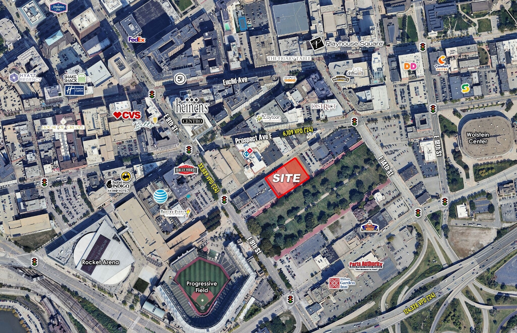 1060 Bolivar Rd, Cleveland, OH à louer Plan de site– Image 1 sur 1