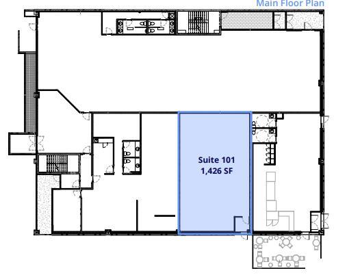 10310 124th St NW, Edmonton, AB à louer Plan d’étage– Image 1 sur 1