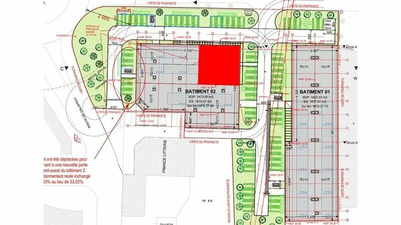 Local commercial dans Marmande à vendre - Plan de site – Image 3 sur 9