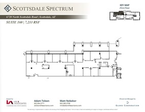 6710 N Scottsdale Rd, Scottsdale, AZ à louer Plan d’étage– Image 1 sur 1