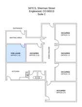 3470 S Sherman St, Englewood, CO à louer Plan d’étage– Image 1 sur 1