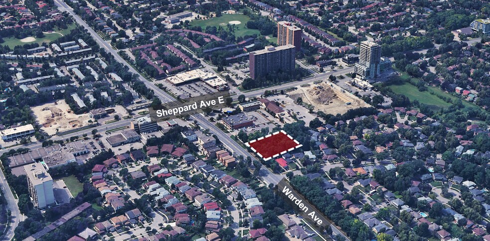 2220 Warden Av, Toronto, ON à vendre - Aérien – Image 2 sur 7