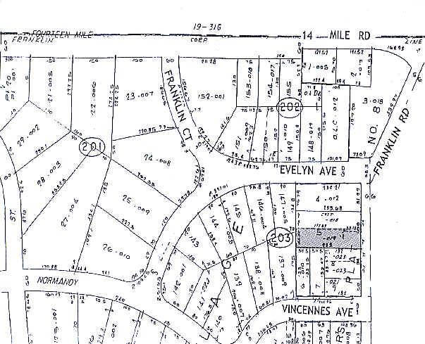 32749 Franklin Rd, Franklin, MI à vendre - Plan cadastral – Image 3 sur 4